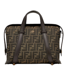Fêndï 
FF Jacquard Medium Boston Bag