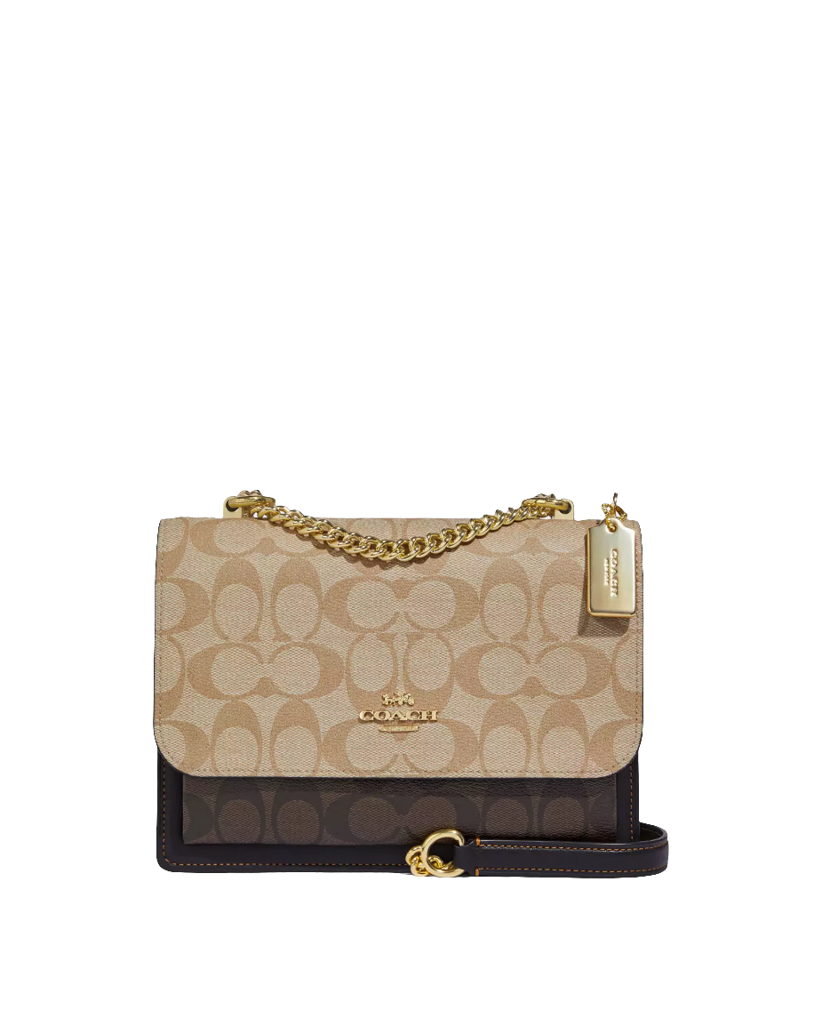 Sac Porté Croisé Klare En Toile Signature à Contraste De Couleur