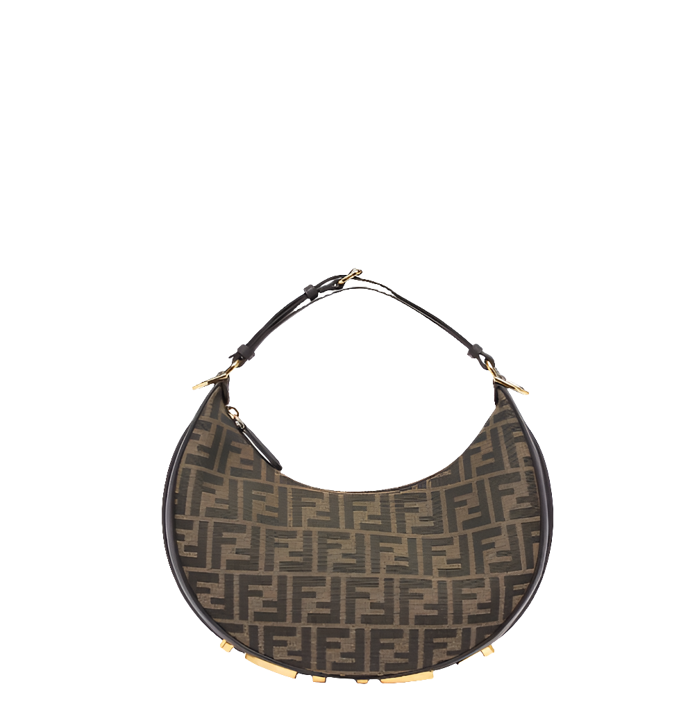 Fêndïgraphy Small
Sac en tissu jacquard FF marron