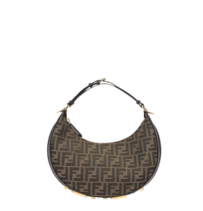Fêndïgraphy Small
Sac en tissu jacquard FF marron