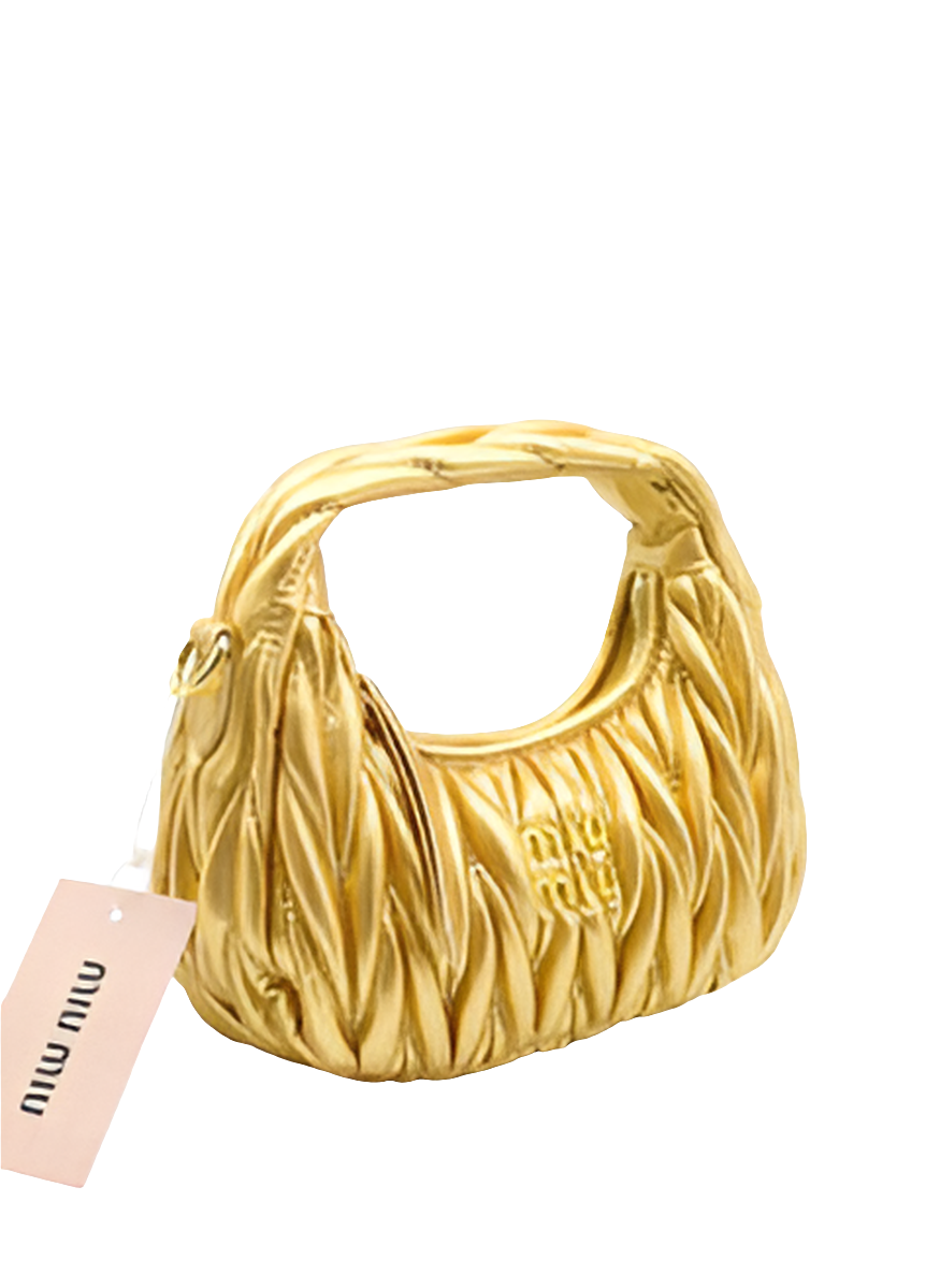 MIÛ MIÜ Sac à bandoulière Hobo nappa Miu Wonder