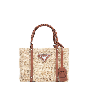 Pr@da
Pr@da Two Tone Woven Tote Bag