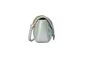 GG Marmont Petit sac à bandoulière Vert irisé