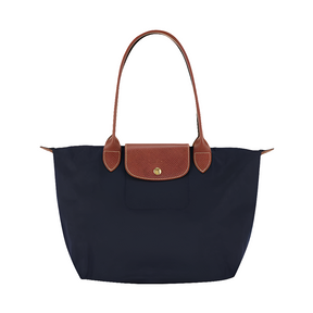 LÔNGCH@MP Le Pliage Cuir M Tote Bag
