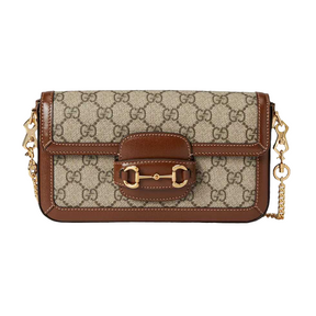 Sac à épaule GG  Horsebit 1955 petite taille