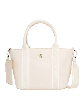 Tômmÿ Hilfiger Sac fourre-tout à bandoulière avec bande logo - Blanc