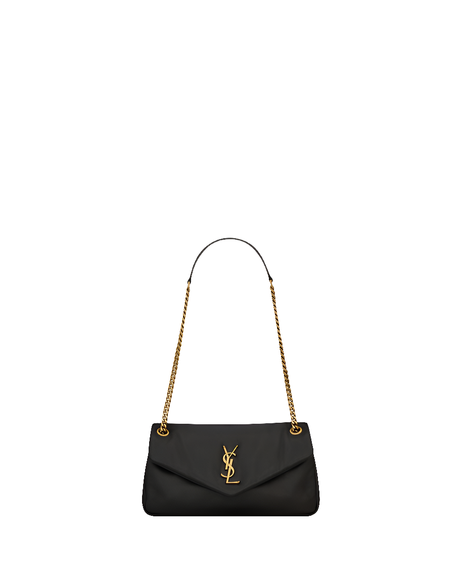 YSL CALYPSO SMALL  D'AGNEAU PLONGÉ
BLACK