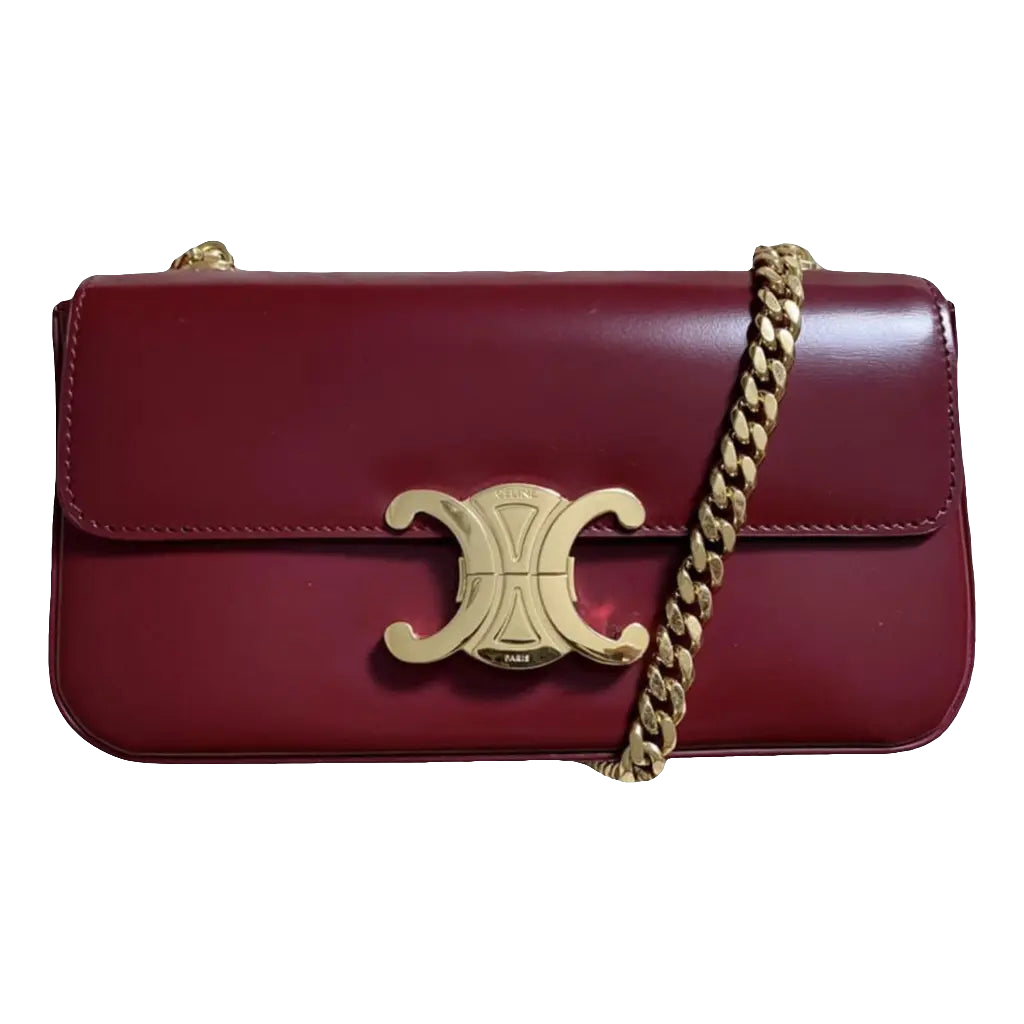 Cêlinë SHOULDER BAG CLAUDE AVEC CHAINE lézard