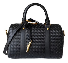 Sac à bandoulière réglable Noir - Grande capacité, finitions dorées