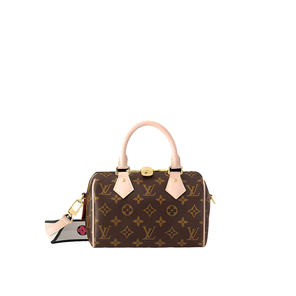 LV Sac Speedy Bandoulière 20 en cuir