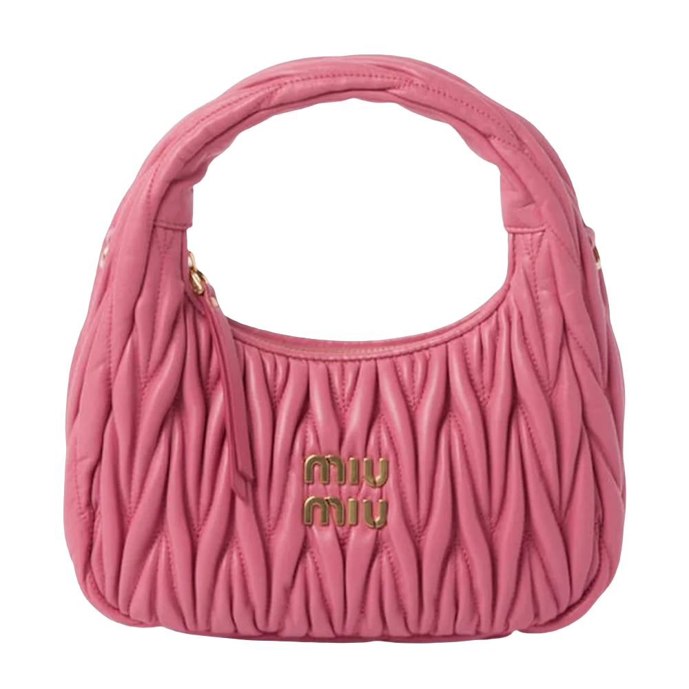 MIÛ MIÜ Sac hobo Wander  nappa matelassé