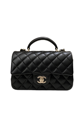 Ch@nel
Timeless Classique Top Handle  Sac à main, Noir