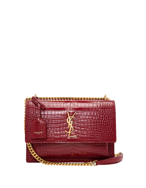 YSL SAC BANDOULIÈRE MOYEN SUNSET ROUGE OPYUM