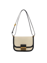 Charlot Canvas Crossbody Bag - Black