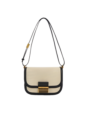 Charlot Canvas Crossbody Bag - Black