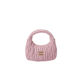 MIÛ MIÜ Sac hobo Wander nappa matelassé