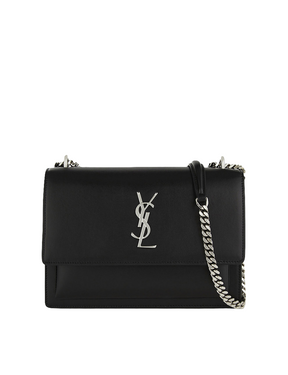 s@int laurent sunset medium  cross-body bag black