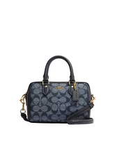 Co@ch Mini Rowan Crossbody In Signature Chambray