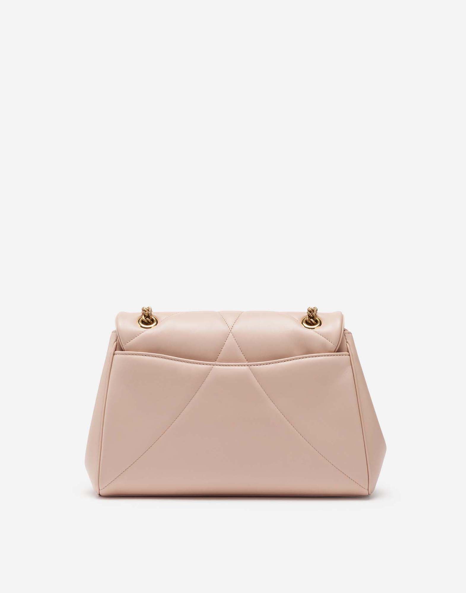 Sac bandoulière moyen DEVOTION DG Logo Pearl Heart Rose bebe