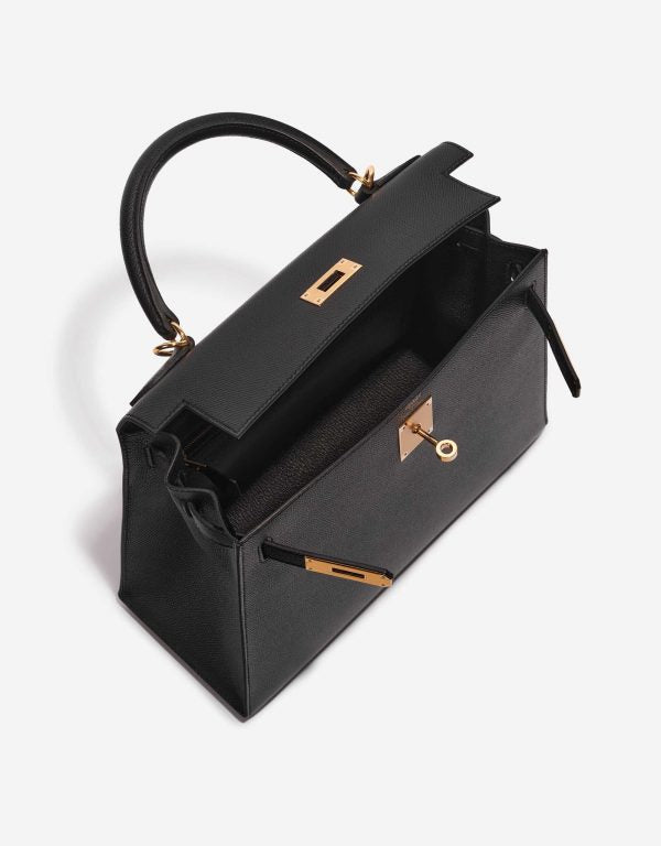 HRMS 
Kelly 28 Epsom Noir