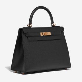 HRMS 
Kelly 28 Epsom Noir