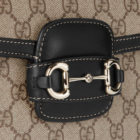 GG Sac bandoulière souple GG Horsebit 1955, petit modèle