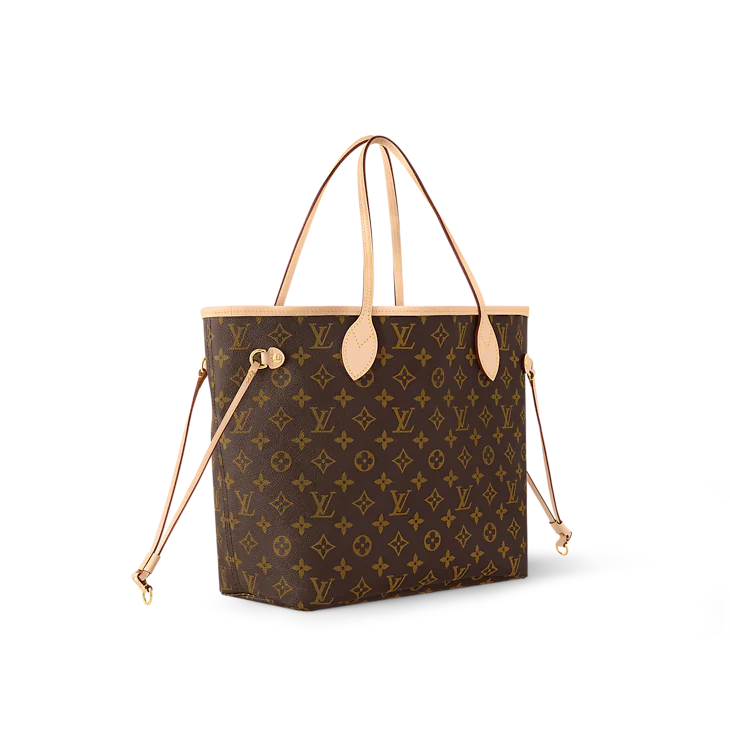 LV Sac Neverfull MM En cuir