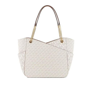 Mich@el Kors Jet Set Grand sac à bandoulière avec logo signature, vanille, Fourre-tout