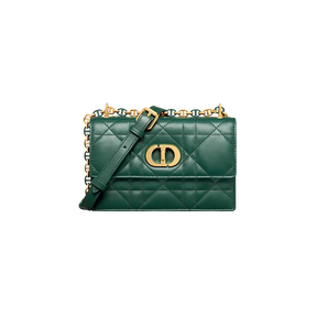 Mini sac Diôr Miss Caro vert pin