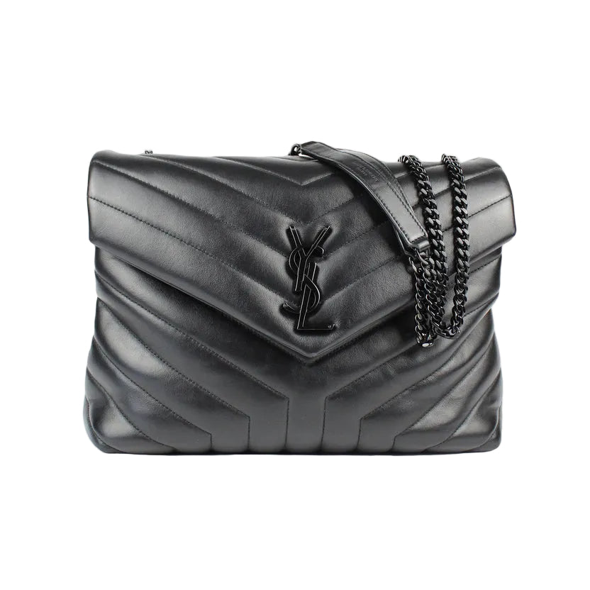 SAINT LAURENT Loulou de taille moyenne en cuir matelassé