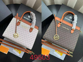MK Sheila Medium Logo Satchel