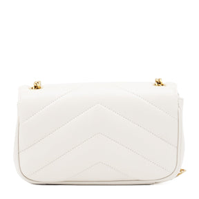YSL SAC MINI LOULOU  BLANC