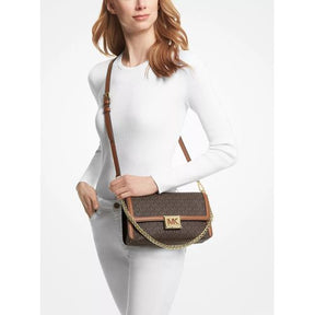 Sac à épaule Sonia convertible de taille moyenne à logo