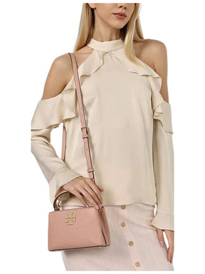 Sac à main micro-sac Britten de Torÿ Bûrch, couleur reine-des-prés clair