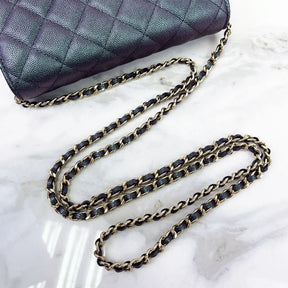Ch@nel Sac bandoulière wallet on chain timeless/classique