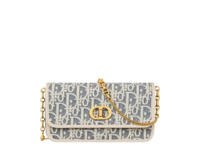 Petite pochette Miss Caro Dior avec chaîne en toile Dior