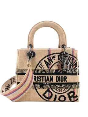 Dior Lady D-Lite en raphia brodé