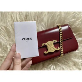 Cêlinë SHOULDER BAG CLAUDE AVEC CHAINE lézard
