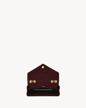YSL LOULOU SMALL MATELASSÉ
ROUGE CABERNET