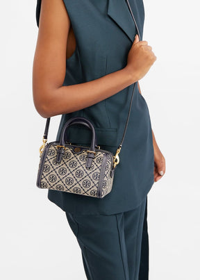 Tory Burch Sac T-Bag Monogram Pearl