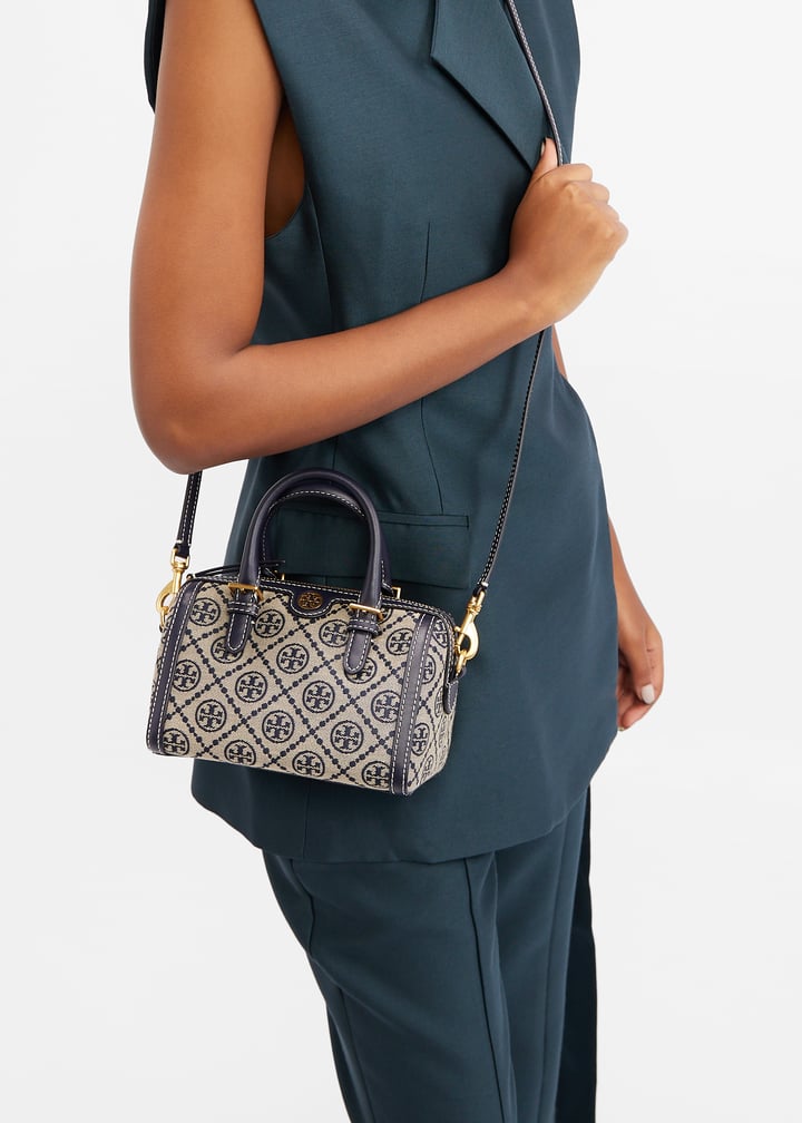 Tory Burch Sac T-Bag Monogram Pearl