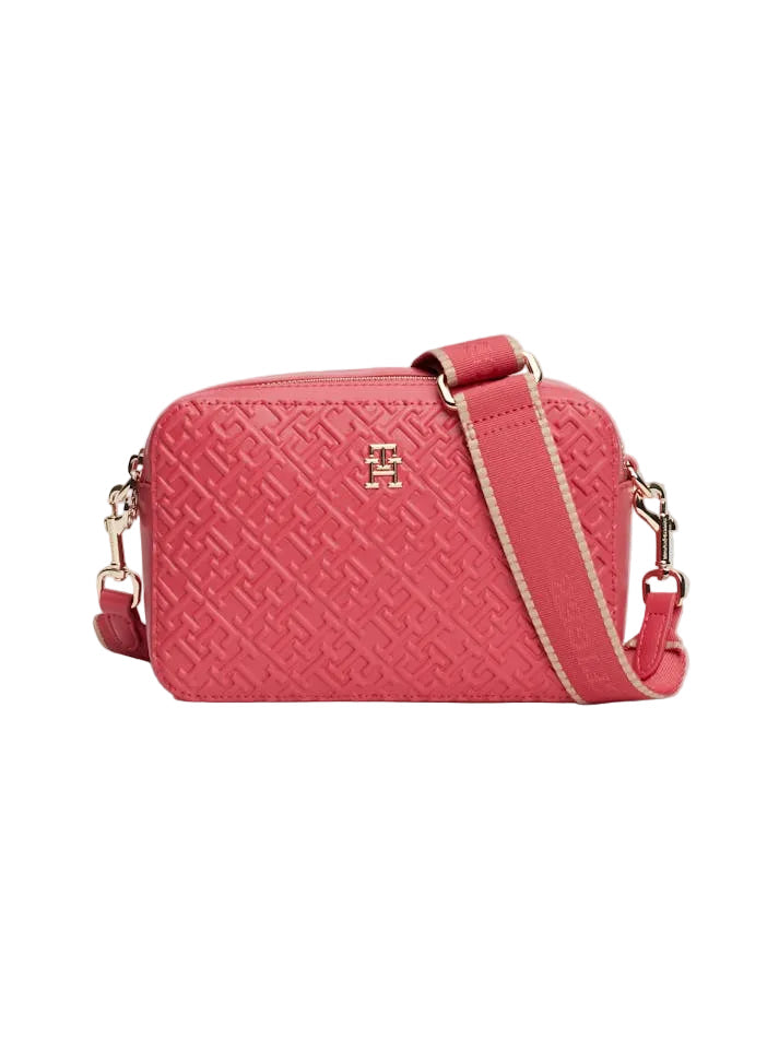 Sac bandoulière à monogramme TH embossé