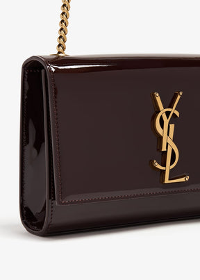 S@int L@urent Petit sac à bandoulière Kate de  « Chocolat épicé »