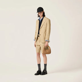 MIÛ MIÜ Sac hobo Wander nappa matelassé