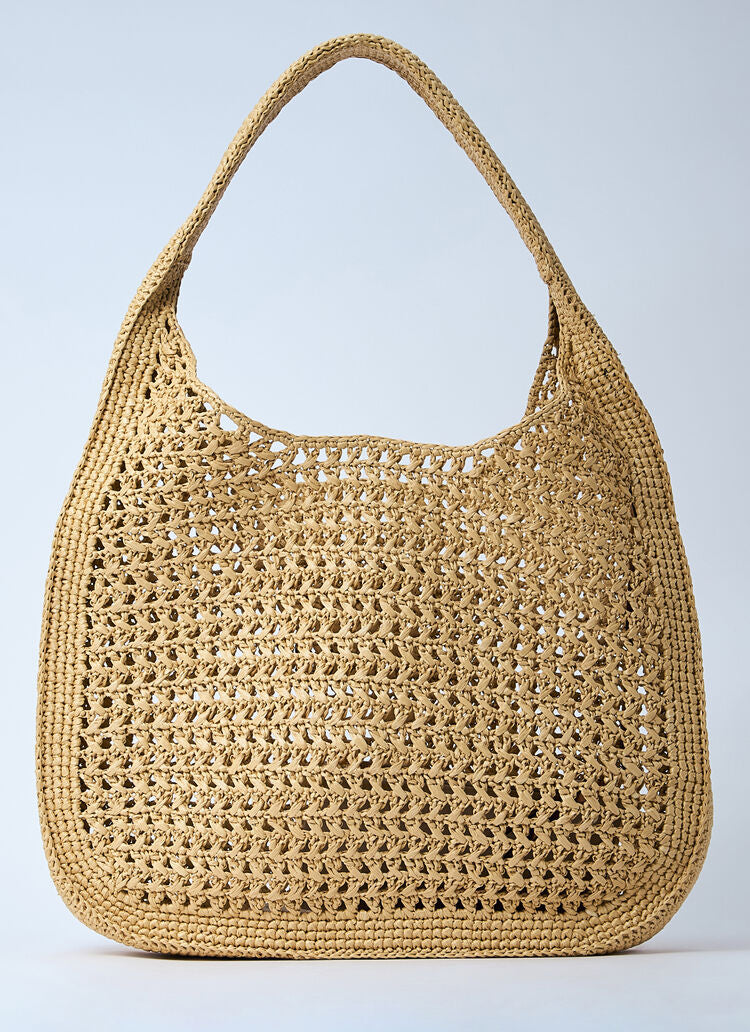 Miû Miû 
Logo Motif Crochet Shoulder Bag