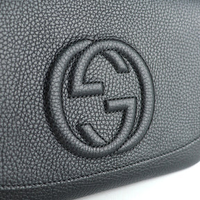 GG
Sac à bandoulière Soho grainé noir