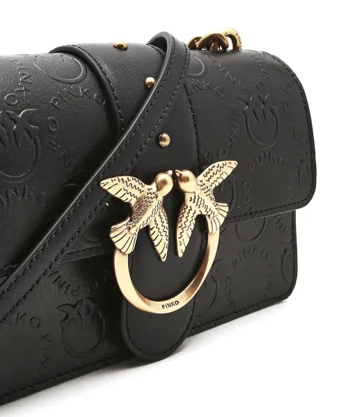 Pïnkô 
Leather shoulder bag LOVE MINI ICON NEW MONOGRAM