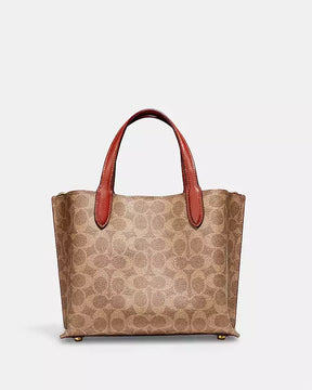 Co@ch Sac fourre-tout Willow 24 po en toile Signature