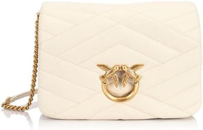 Pïnkô Women Love Click Puff Classic Sheep Nappa Puzzle Quilt Bag