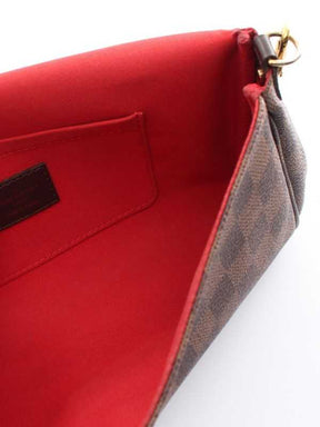 LV Sac à épaule Damier Favorite MM de Louis Vuitton Damier ebène